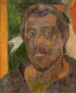 Autorretrato con Ondina de Paul Gauguin